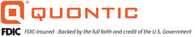 Quontic Bank; FDIC-Insured: Backed by the full faith and credit of the U.S. Government