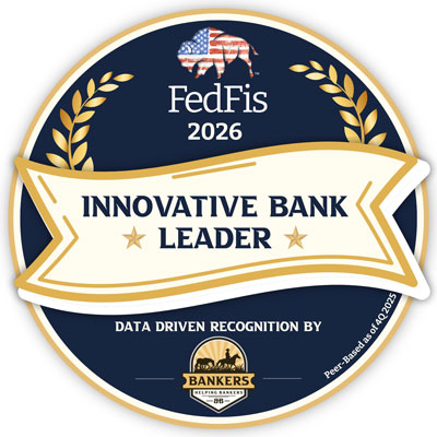 FedFis 2026 Innovative Bank Leader, Data-Driven Recognition by Bankers